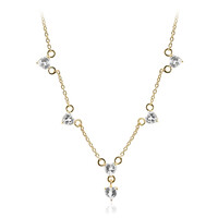 Collier en argent et Topaze blanche