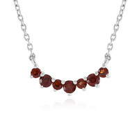Collier en argent et Grenat d'Inde