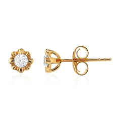 Boucles d'oreilles en argent et Topaze blanche