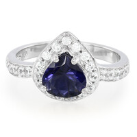 Bague en argent et Iolite d’Orissa