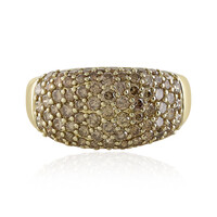 Bague en or et Diamant champagne I2 (de Melo)