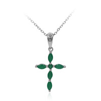 Collier en or et Emeraude de Zambie AAA