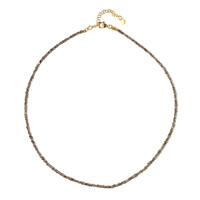 Collier en argent et Diamant champagne