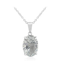 Collier en argent et Topaze blanche