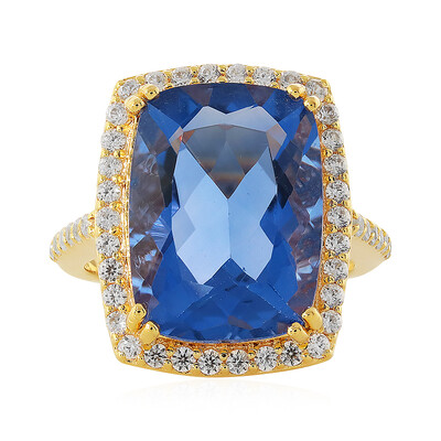 Bague en argent et Fluorite à couleur changeante