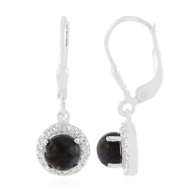 Boucles d'oreilles en argent et Pietersite