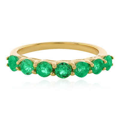 Bague en or et Emeraude d'Ethiopie