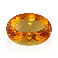  Citrine mandarine (gemme et boîte de collection)
