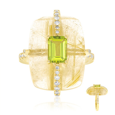 Bague en or et Péridot de Dashihe (CIRARI)