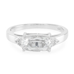 Bague en argent et Goshénite