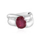Bague en argent et Rubis de Madagascar (de Melo)