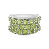 Bague en argent et Péridot (de Melo)