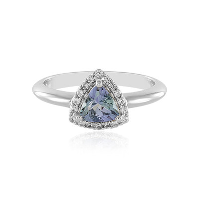 Bague en argent et Tanzanite non chauffée