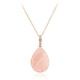 Collier en argent et Quartz rose