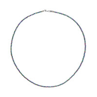 Collier en argent et Hématite mystique