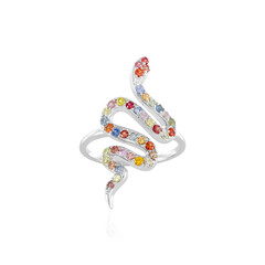 Bague en argent et Saphir