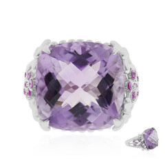 Bague en argent et Améthyste