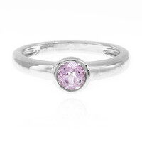 Bague en argent et Kunzite du Brésil