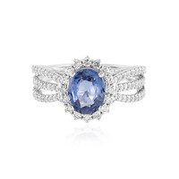 Bague en or et Saphir de Ceylan