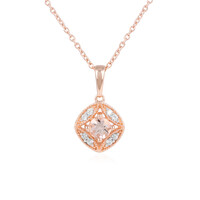 Collier en argent et Morganite