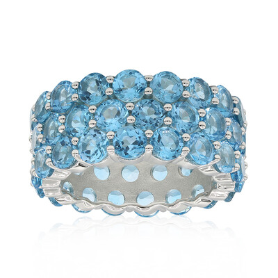 Bague en argent et Topaze de Marambaia
