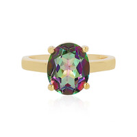 Bague en argent et Quartz mystique
