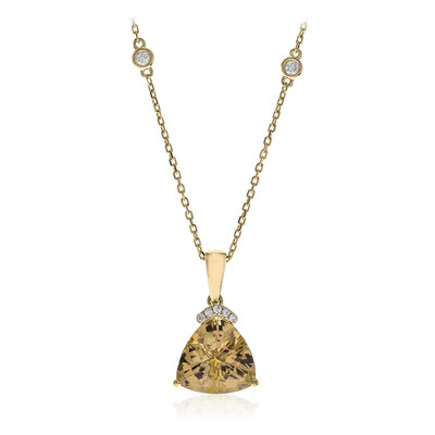 Collier en or et Tourmaline néon du Congo (CIRARI)