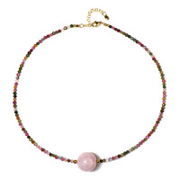 Collier en argent et Morganite