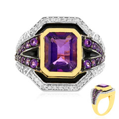 Bague en argent et Améthyste