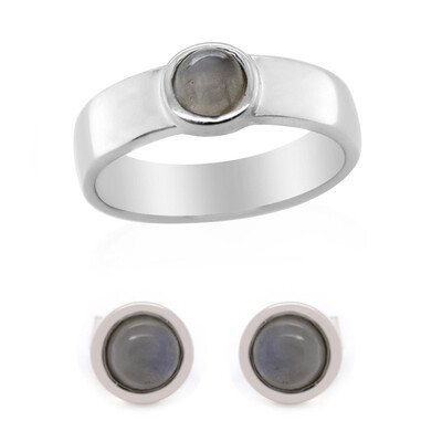 Bague en argent et Labradorite