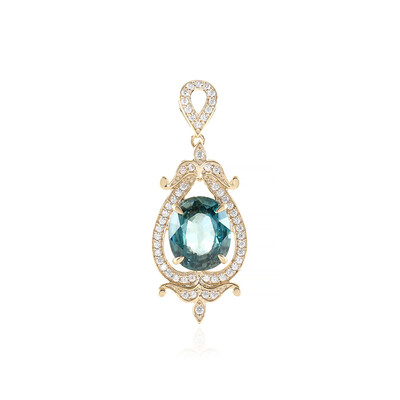 Pendentif en or et Zircon de Ratanakiri
