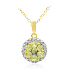 Collier en argent et Péridot