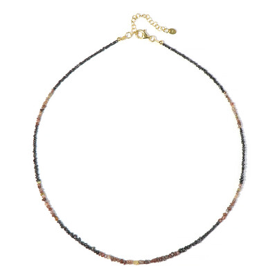 Collier en argent et Diamant noir