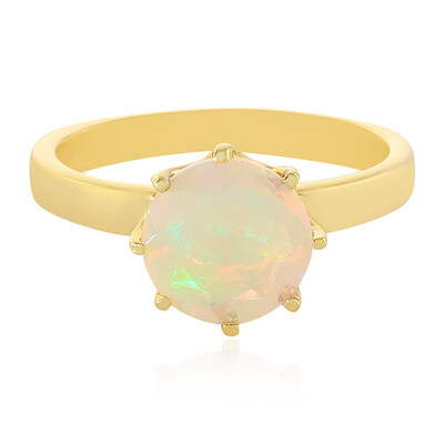 Bague en argent et Opale Welo