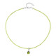 Collier en argent et Péridot
