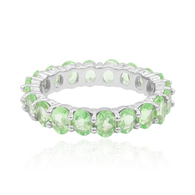 Bague en argent et Grenat Tsavorite