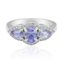 Bague en argent et Tanzanite
