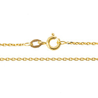 Or jaune 375/1000 - Chaîne maille forçat - 50cm - 2,33 g