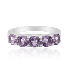 Bague en argent et Améthyste