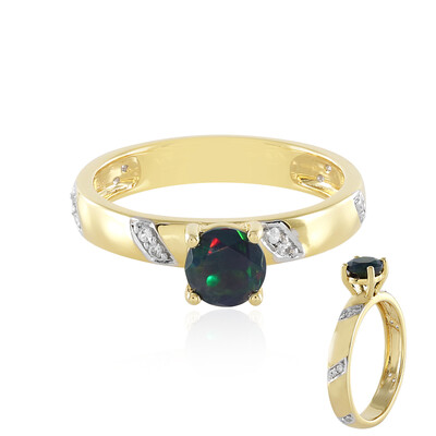 Bague en argent et Opale Mezezo