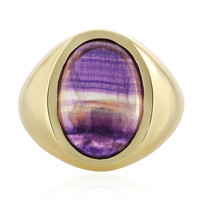 Bague en argent et Fluorite