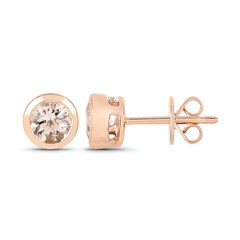 Boucles d'oreilles en or et Morganite