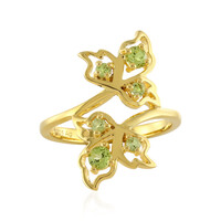 Bague en argent et Péridot