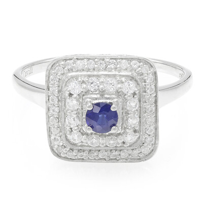 Bague en argent et Saphir de Kanchanaburi