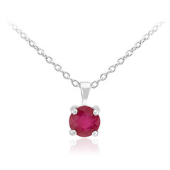 Collier en argent et Rubis de Bemainty