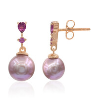 Boucles d'oreilles en argent et Perle Ming (TPC)