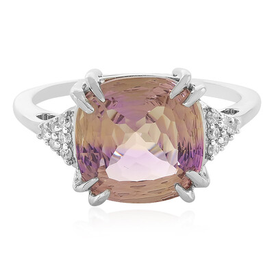 Bague en argent et Amétrine de Anahi (PHANTASIA)