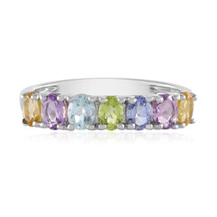 Bague en argent et Améthyste