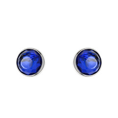 Boucles d'oreilles en argent et Ambre bleue de Colombie
