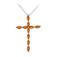 Collier en argent et Citrine Madère